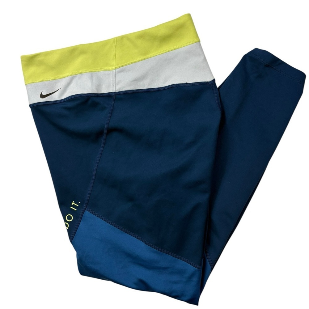 Nike One Women's 7/8 Color Block Leggings | Size XXL - Picture 6 of 9